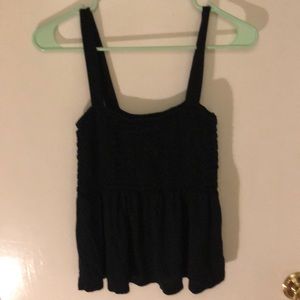 Black tank top
